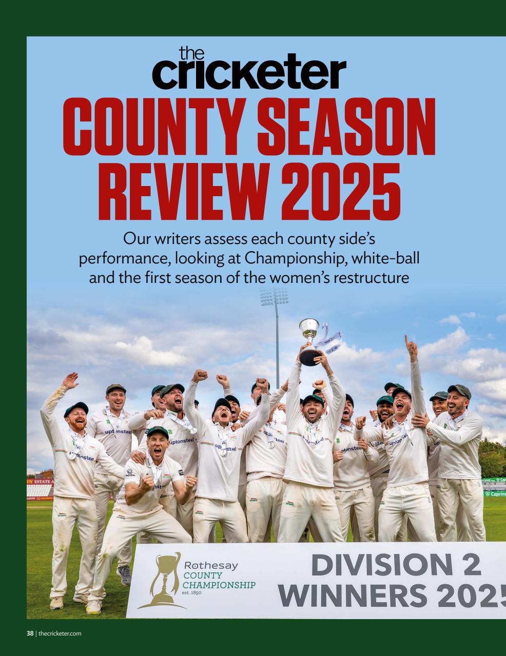 The Cricketer Magazine Preview Pages