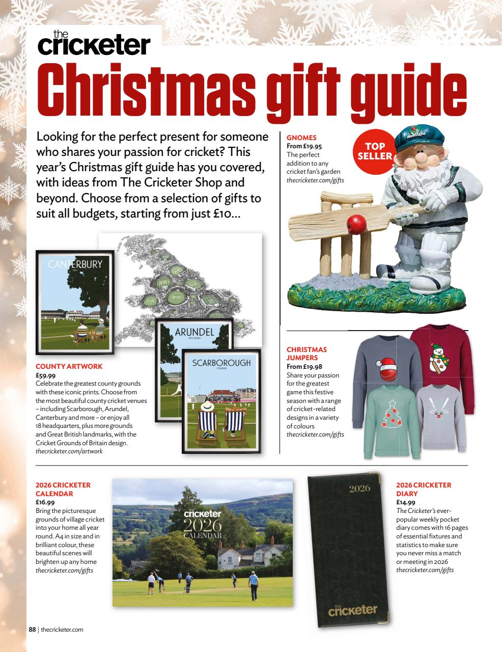 The Cricketer Magazine Preview Pages