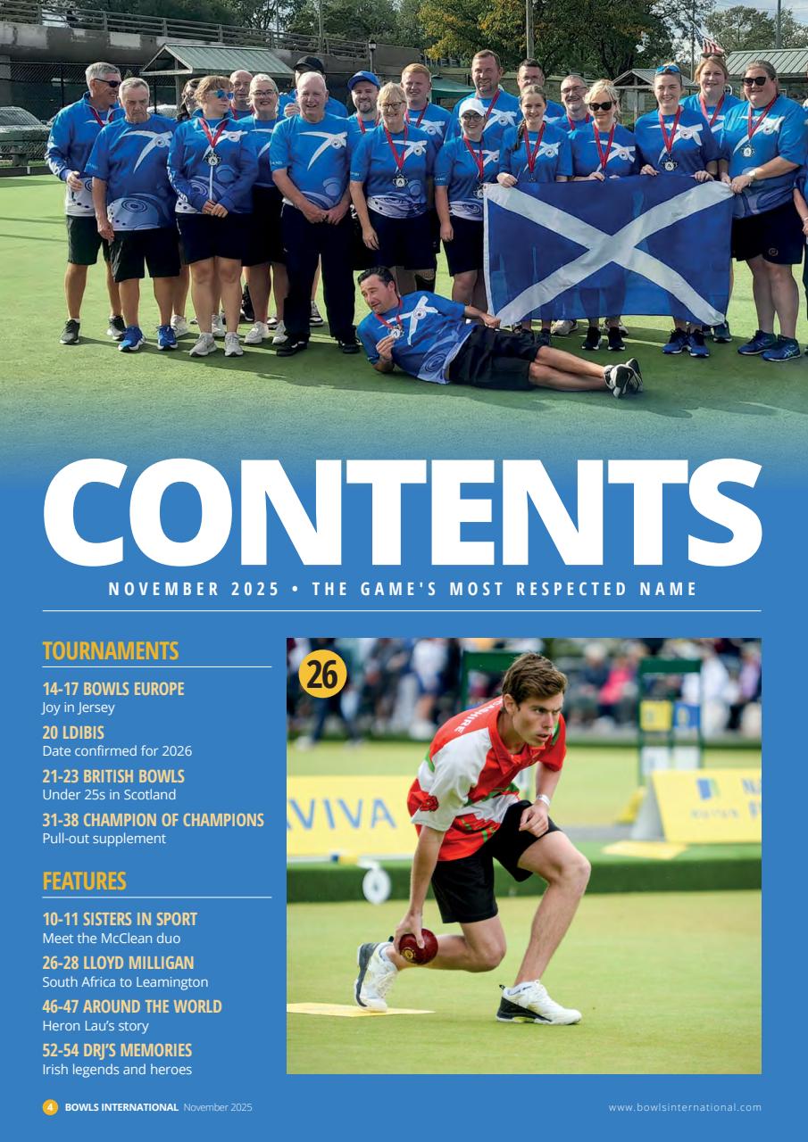 Bowls International Preview Pages