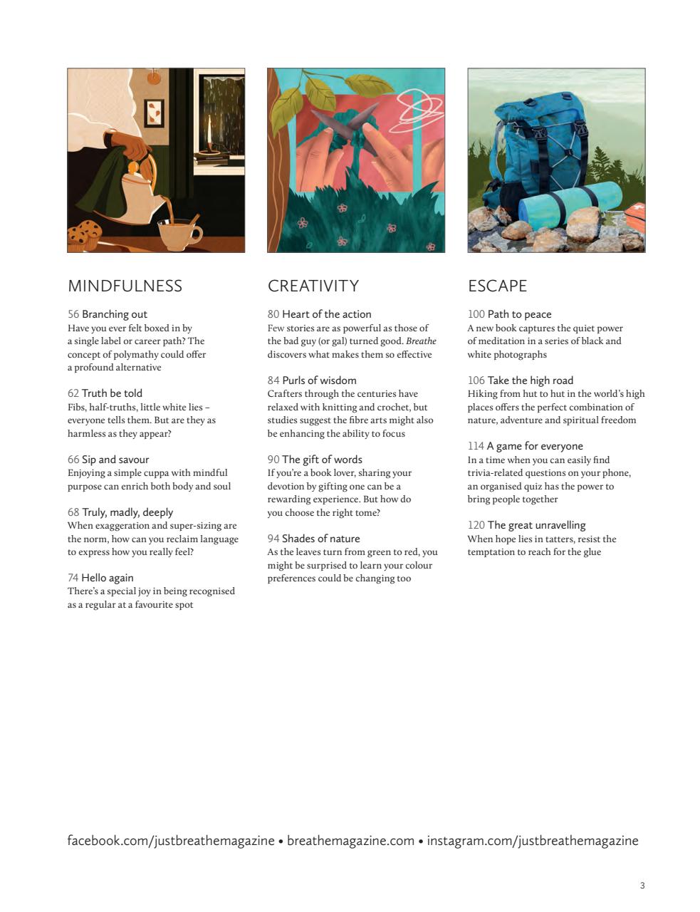 Breathe Preview Pages