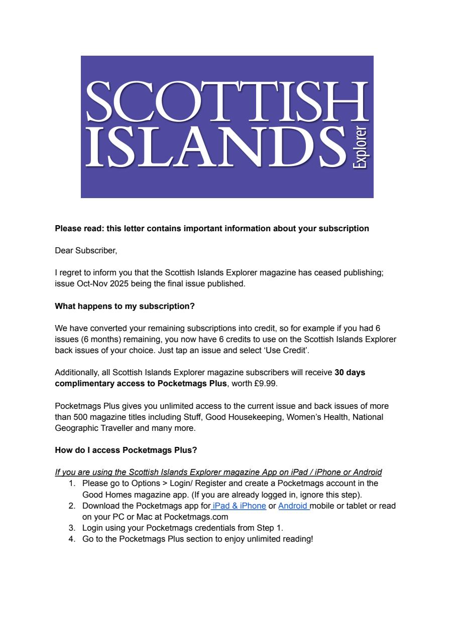 Scottish Islands Explorer Preview Pages