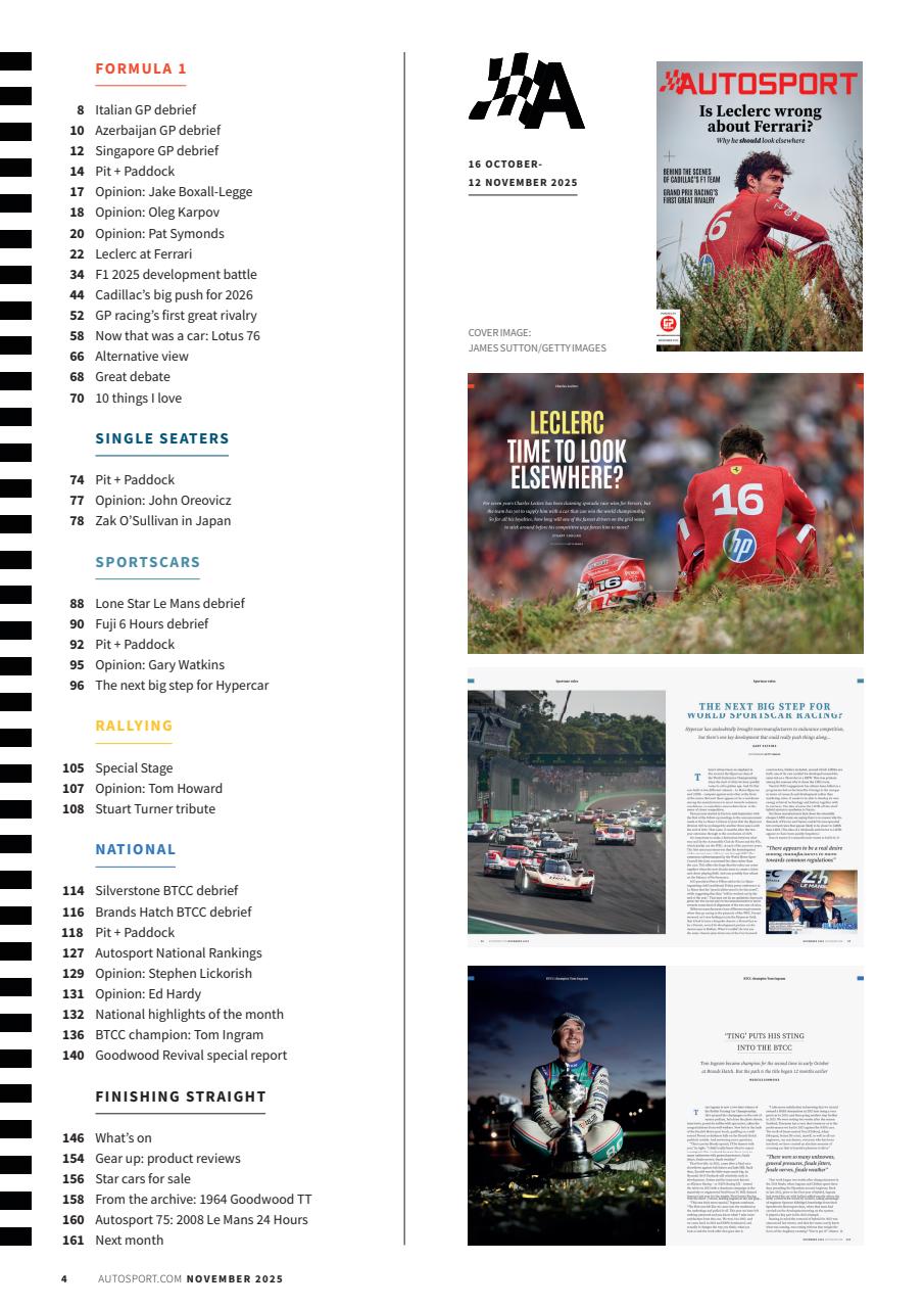 Autosport Preview Pages