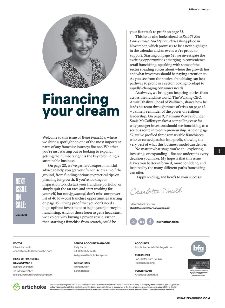 What Franchise Preview Pages