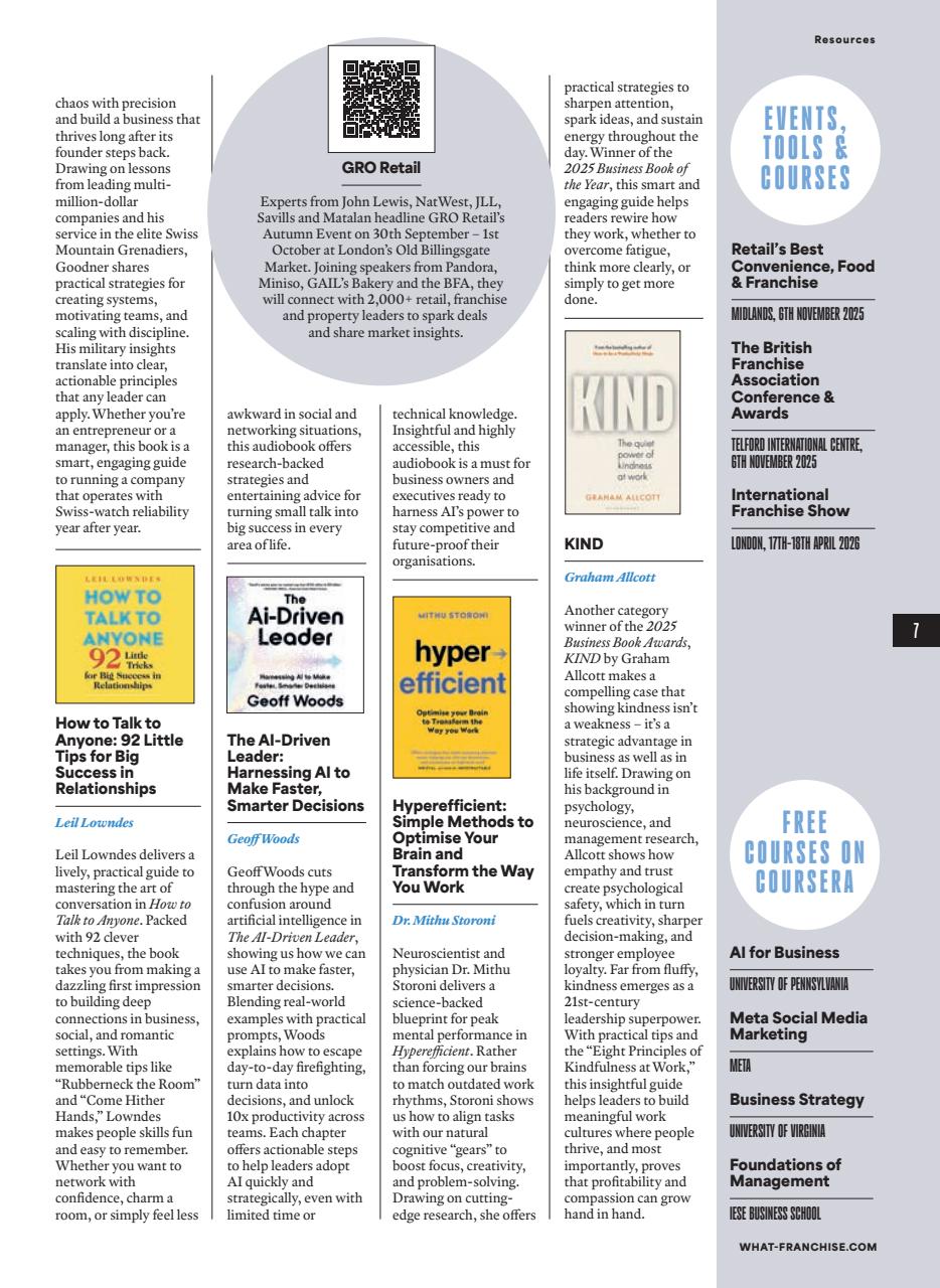 What Franchise Preview Pages