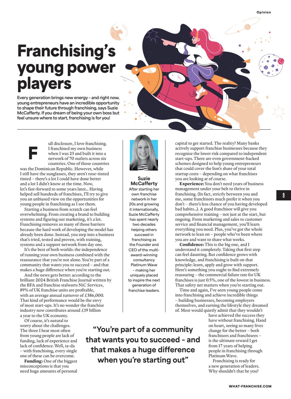 What Franchise Preview Pages