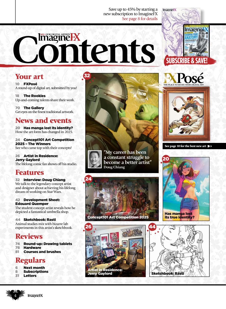 ImagineFX Preview Pages