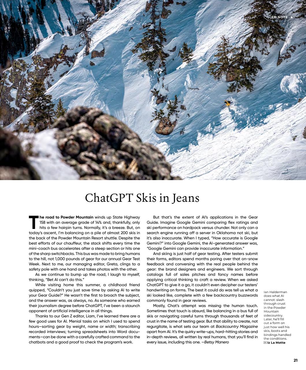 Backcountry Preview Pages