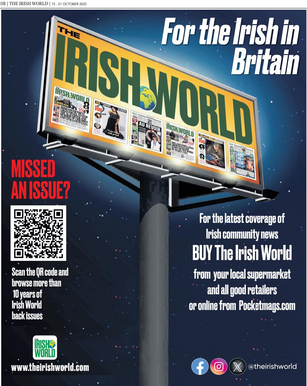 Irish World Preview Pages