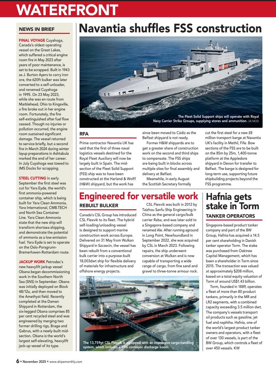 Ships Monthly Preview Pages