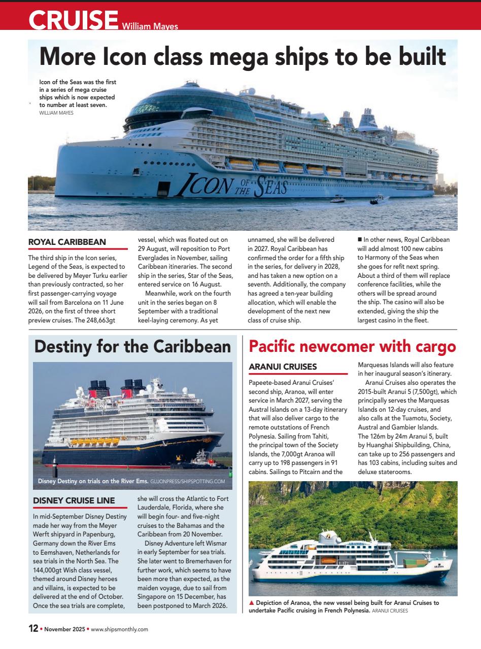 Ships Monthly Preview Pages