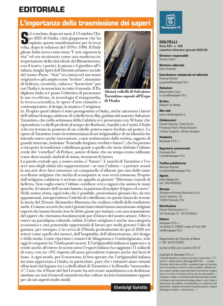 COLTELLI Preview Pages