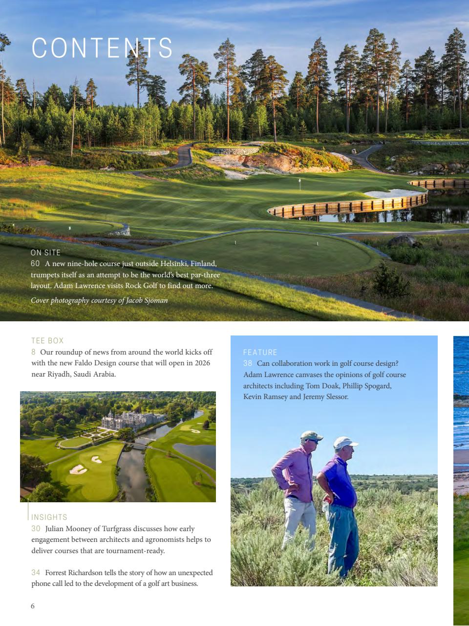 Golf Course Architecture Preview Pages