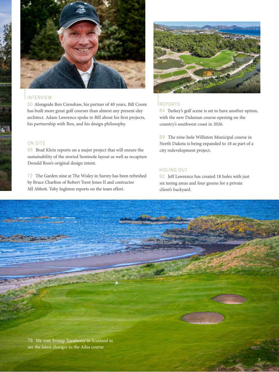 Golf Course Architecture Preview Pages