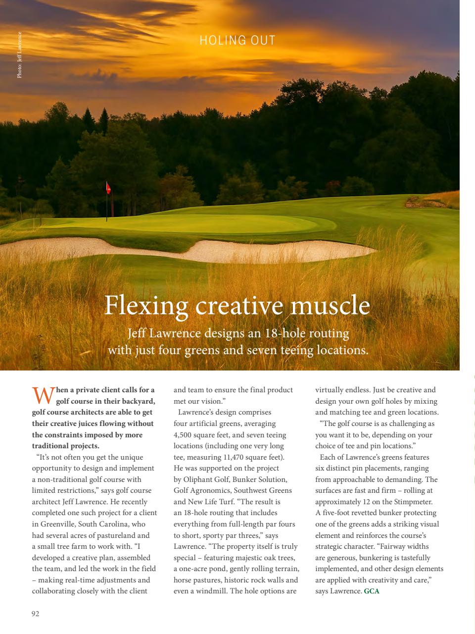 Golf Course Architecture Preview Pages