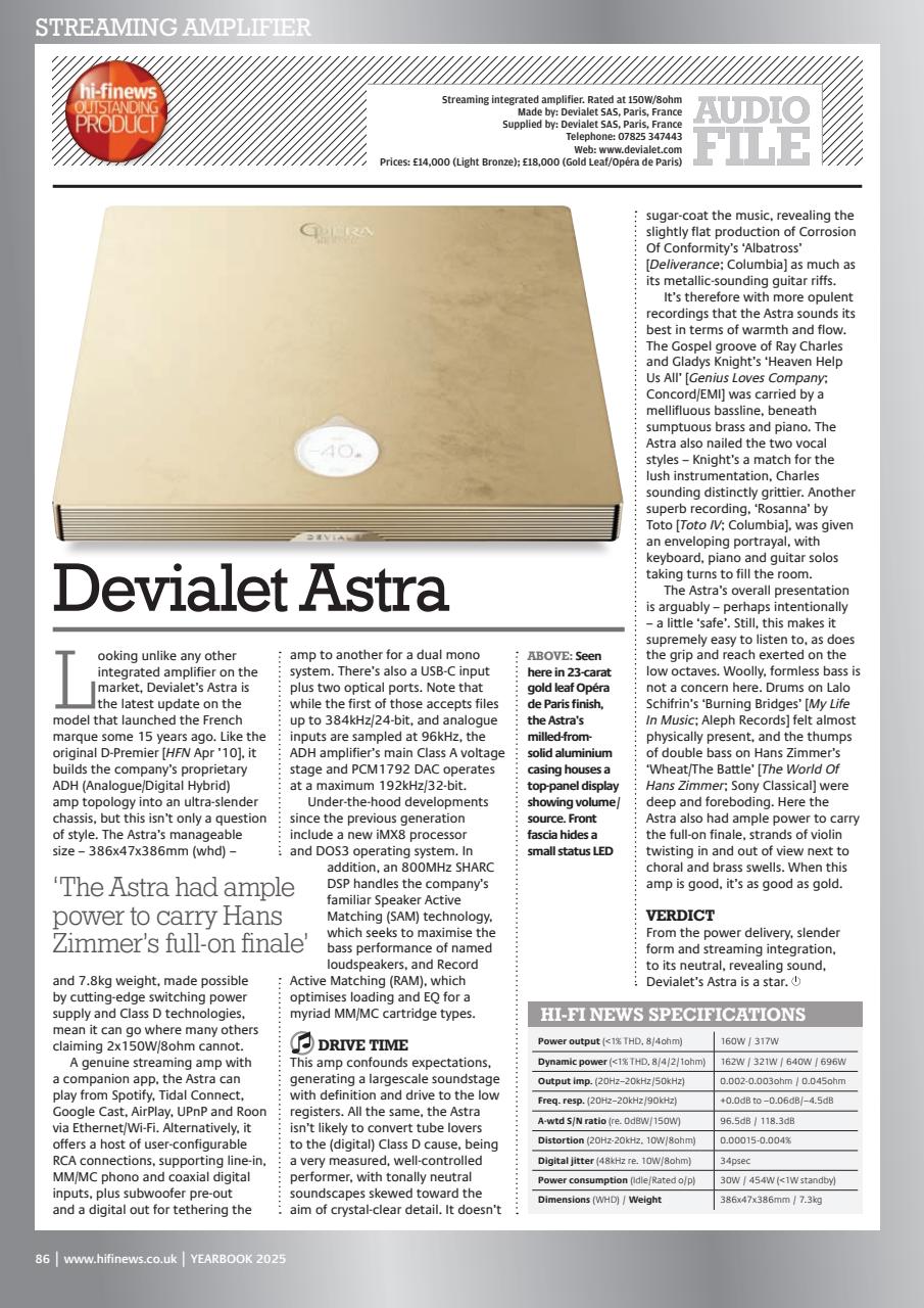 Hi-Fi News Preview Pages