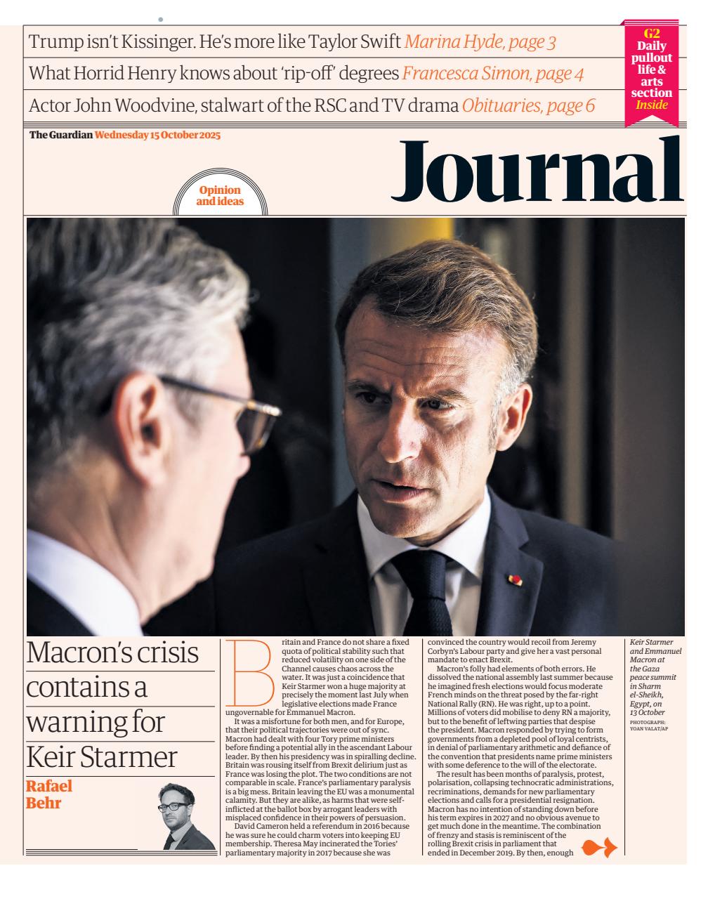 The Guardian Newspaper Preview Pages