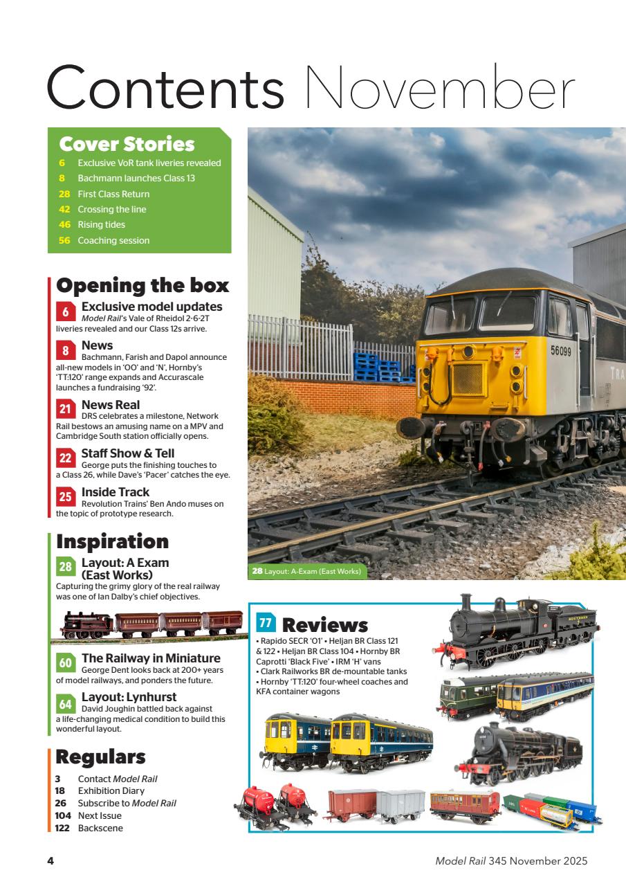 Model Rail Preview Pages