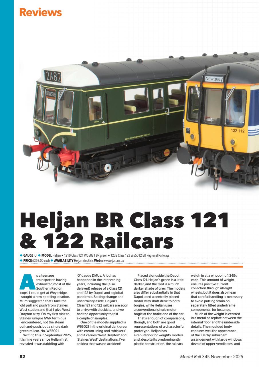 Model Rail Preview Pages