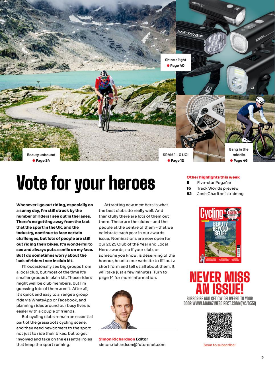 Cycling Weekly Preview Pages