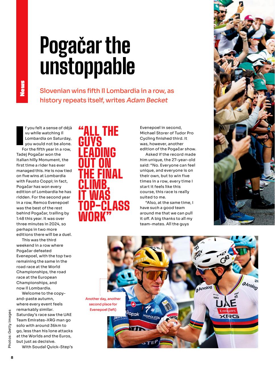 Cycling Weekly Preview Pages