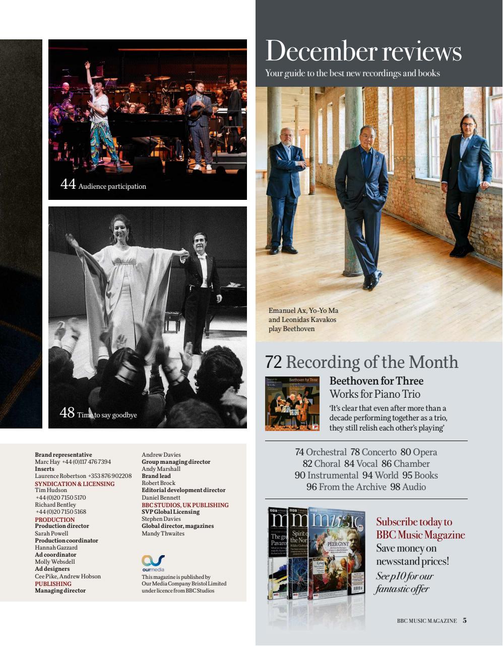 BBC Music Magazine Preview Pages