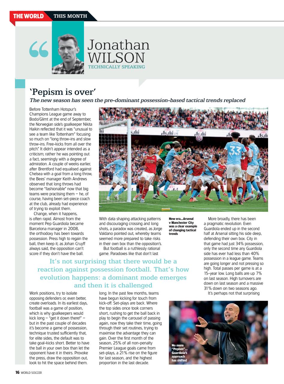 World Soccer Preview Pages