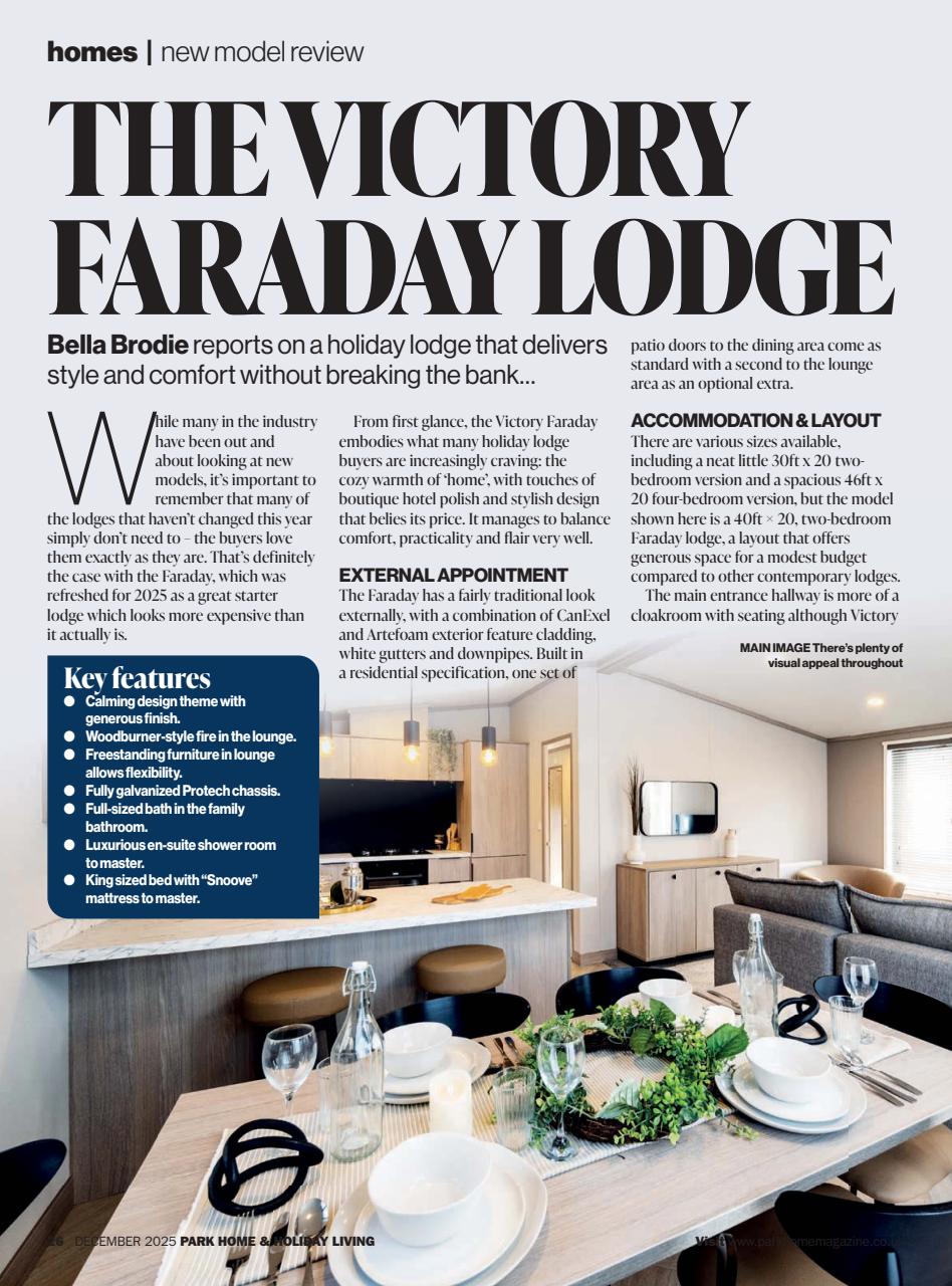 Park Home & Holiday Living Preview Pages