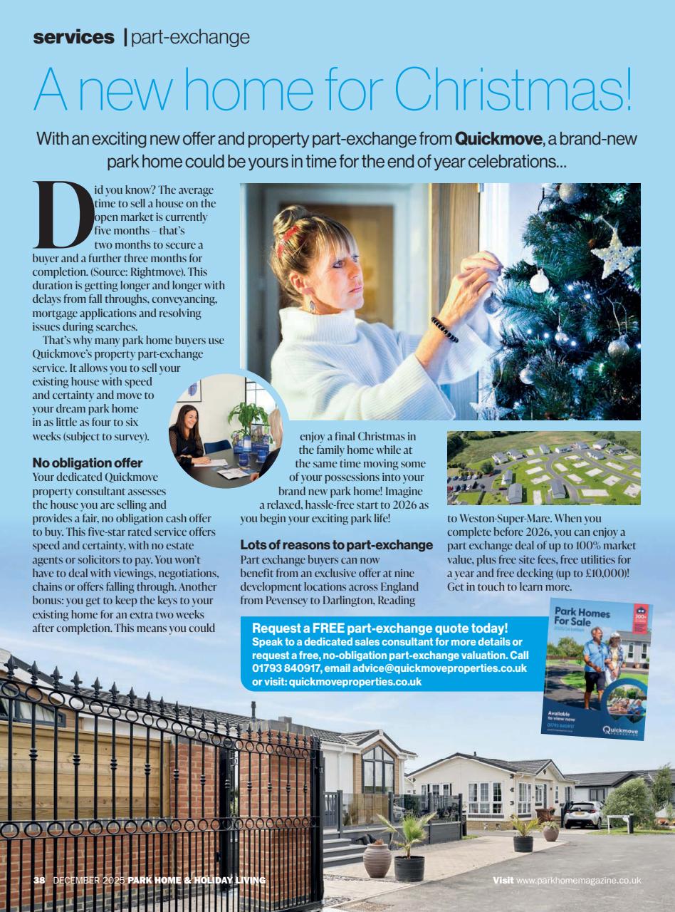 Park Home & Holiday Living Preview Pages