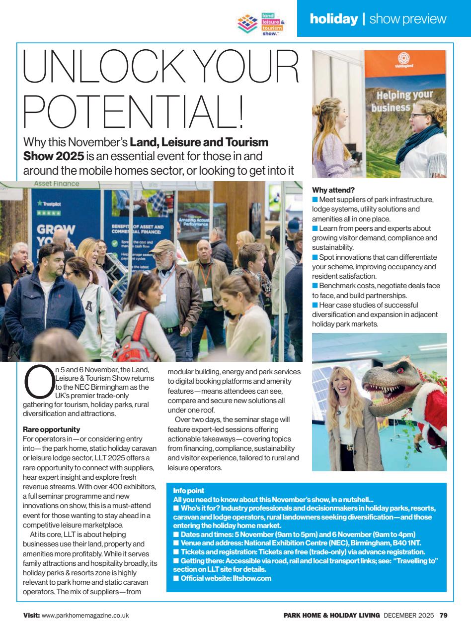 Park Home & Holiday Living Preview Pages