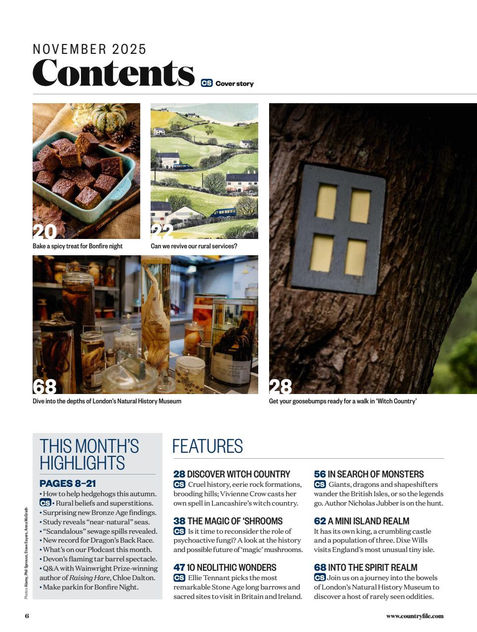BBC Countryfile Magazine Preview Pages