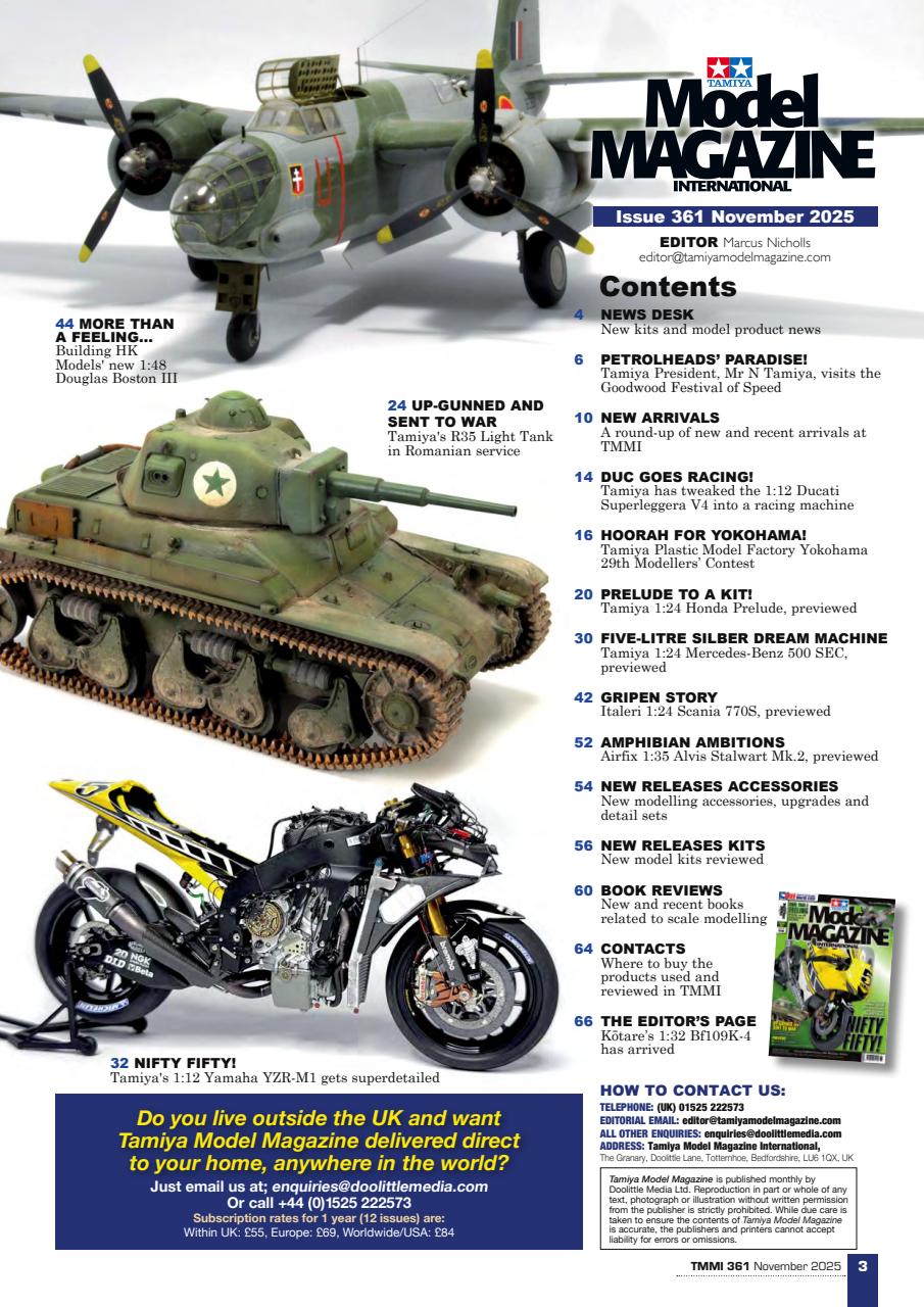 Tamiya Model Magazine Preview Pages