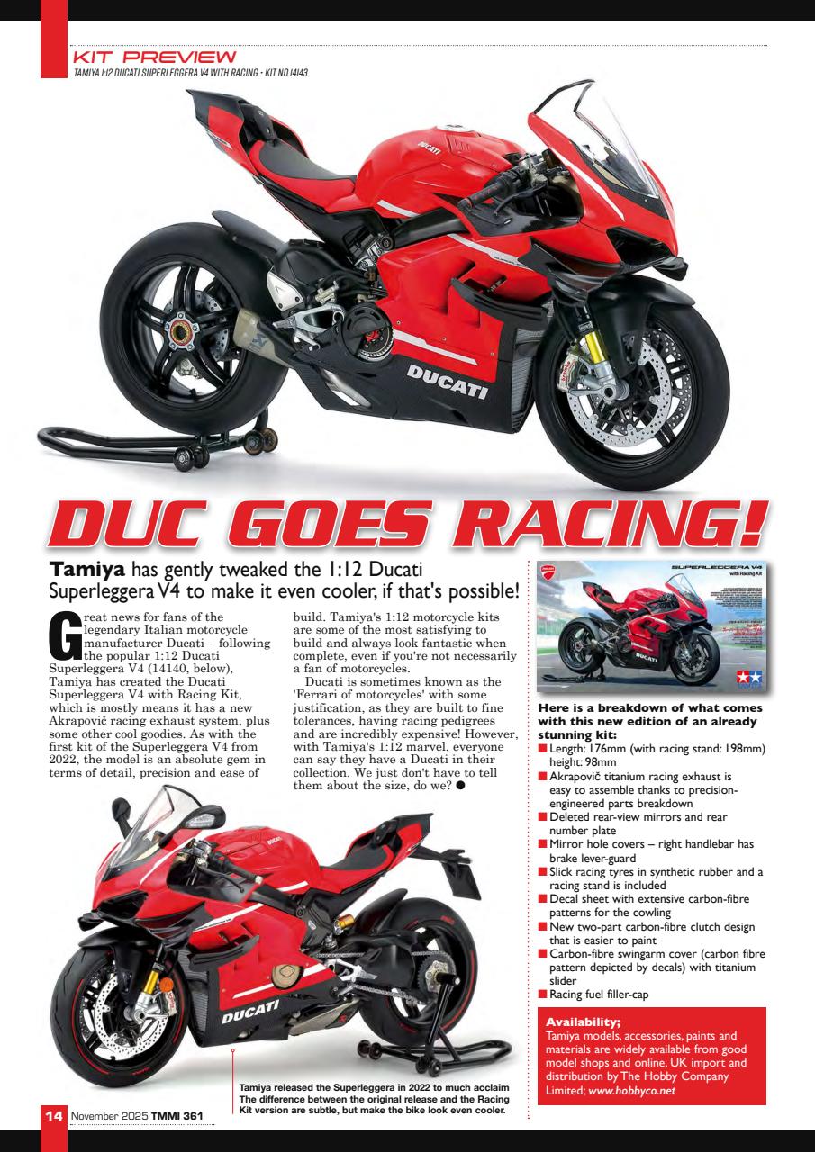 Tamiya Model Magazine Preview Pages