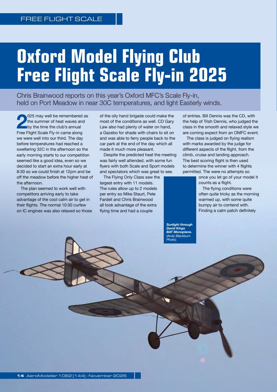 AeroModeller Preview Pages