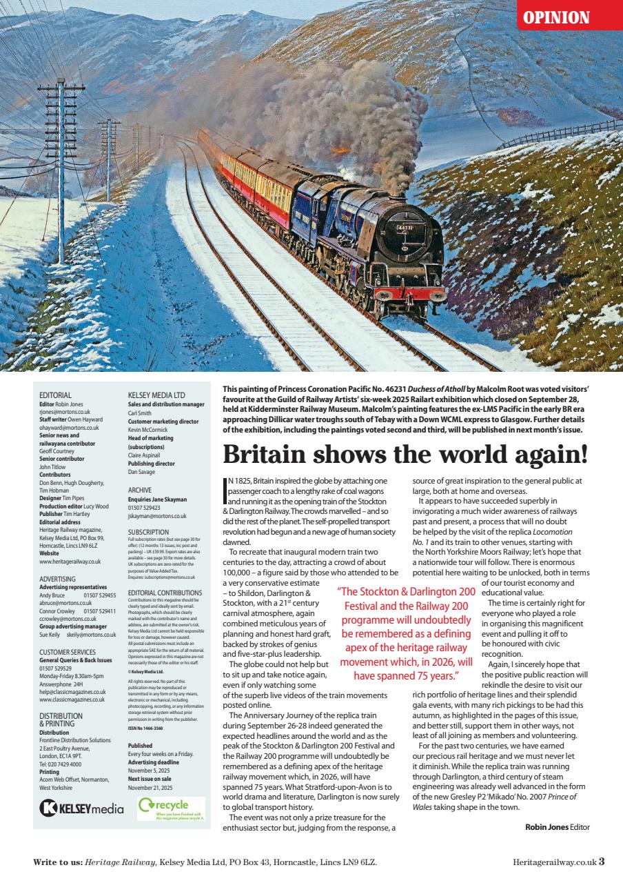 Heritage Railway Preview Pages