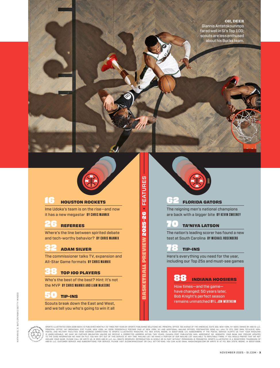 Sports Illustrated Preview Pages