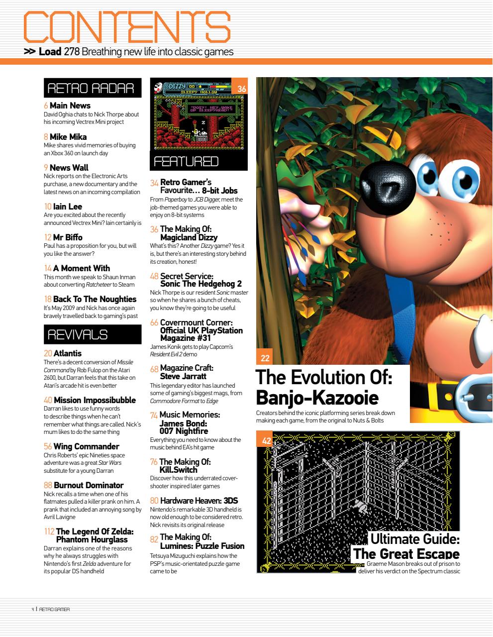 Retro Gamer Preview Pages
