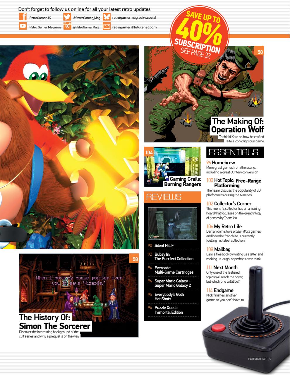 Retro Gamer Preview Pages