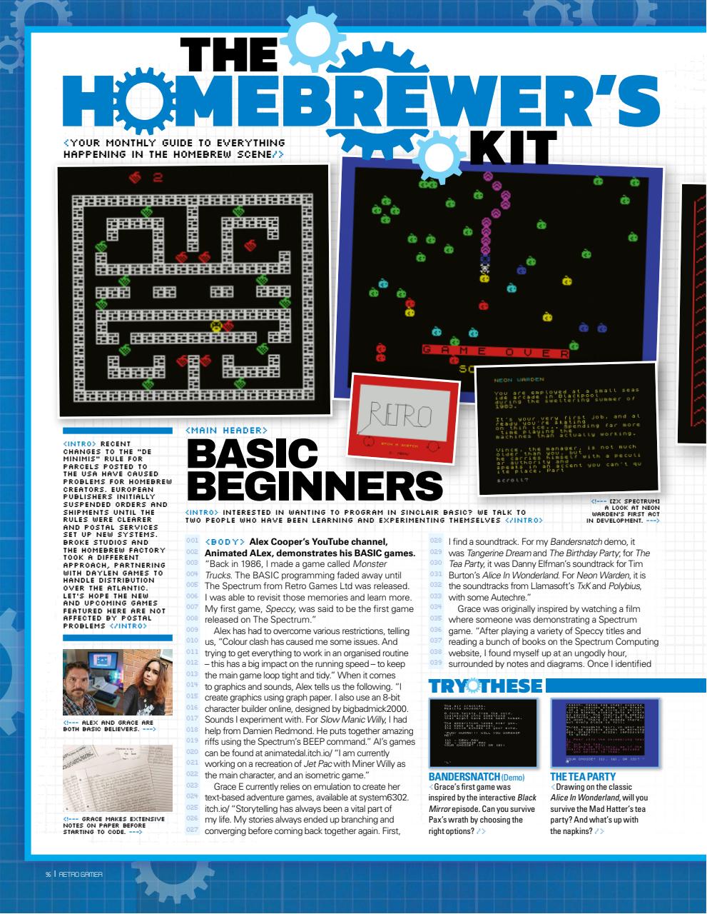 Retro Gamer Preview Pages