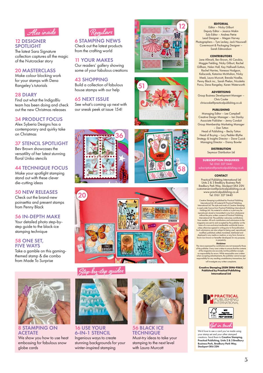 Creative Stamping Preview Pages