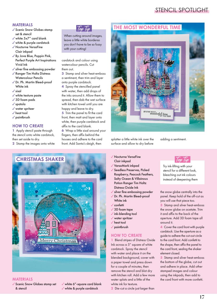 Creative Stamping Preview Pages