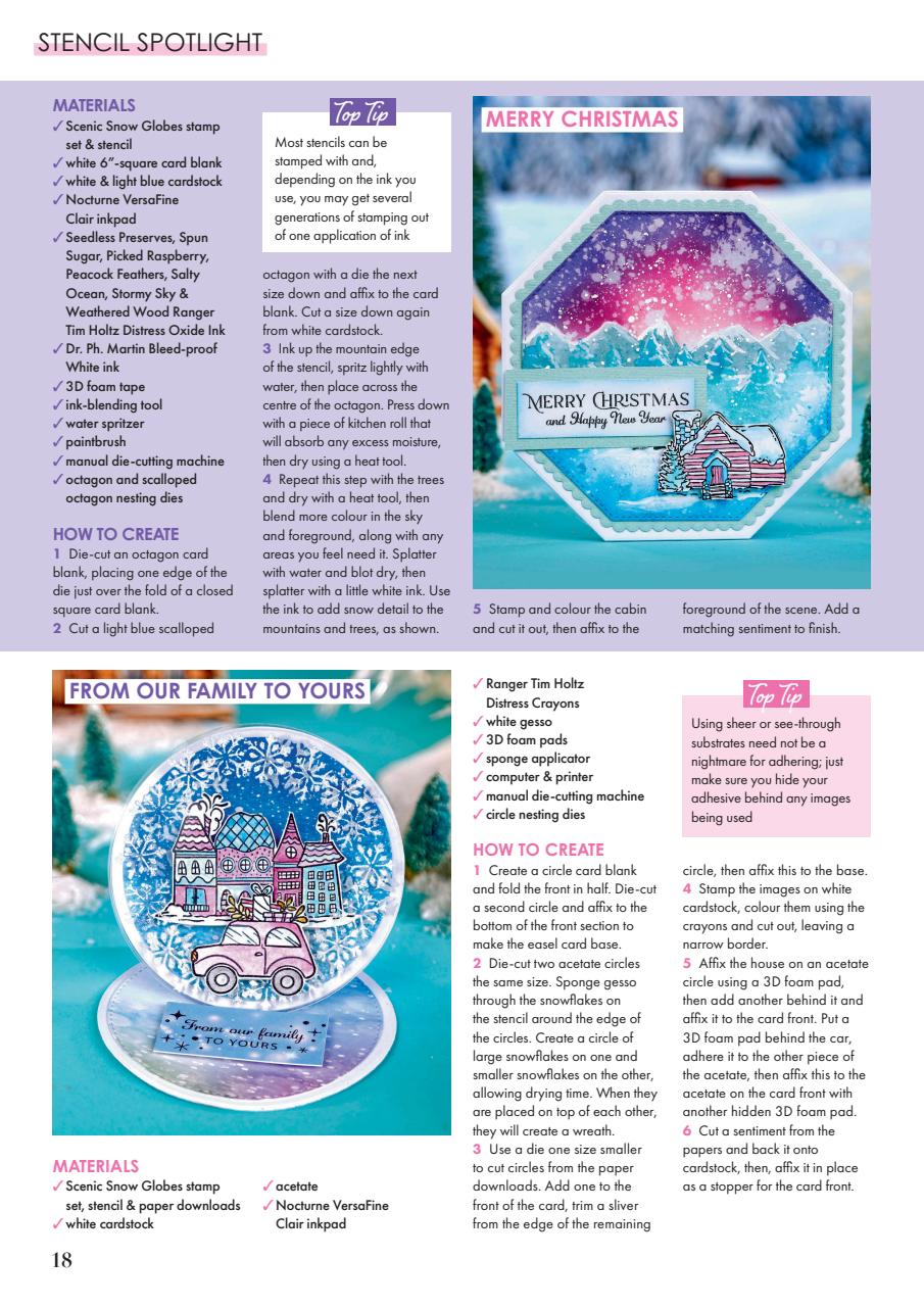 Creative Stamping Preview Pages