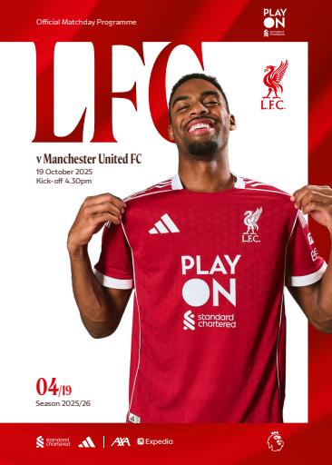 Liverpool FC Programmes issue 