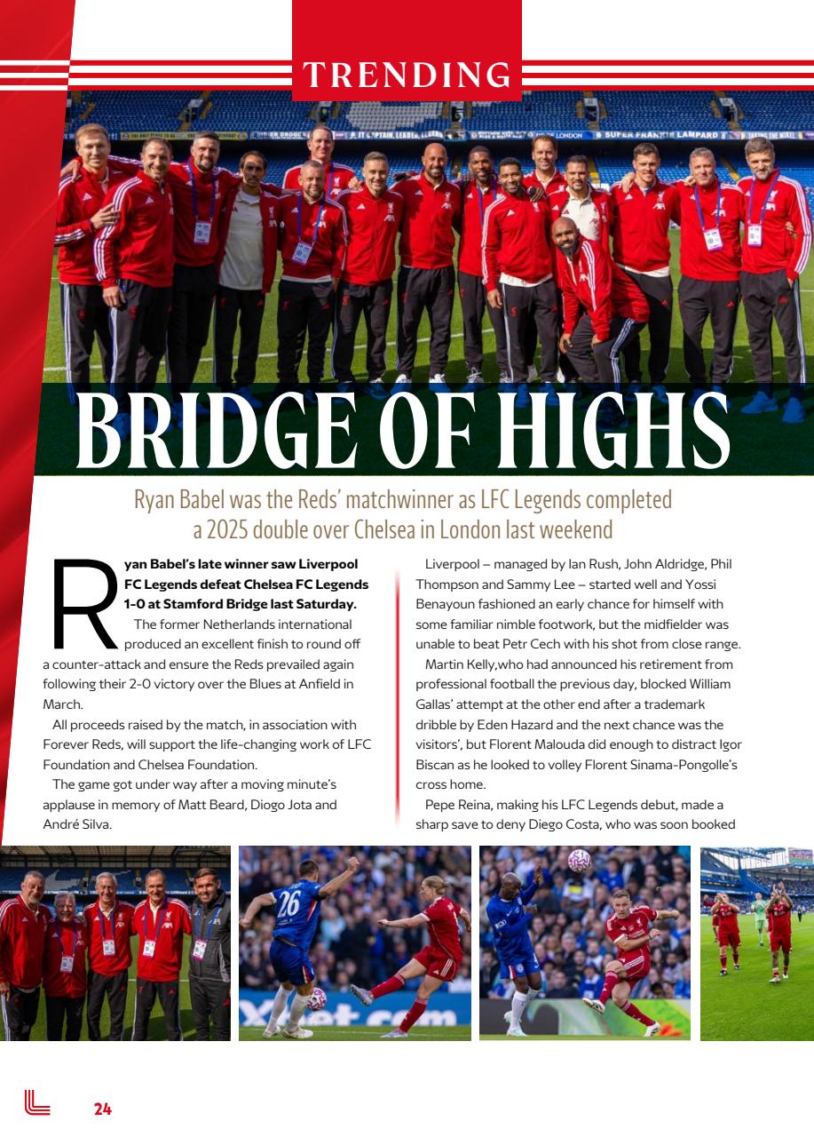 Liverpool FC Programmes Preview Pages