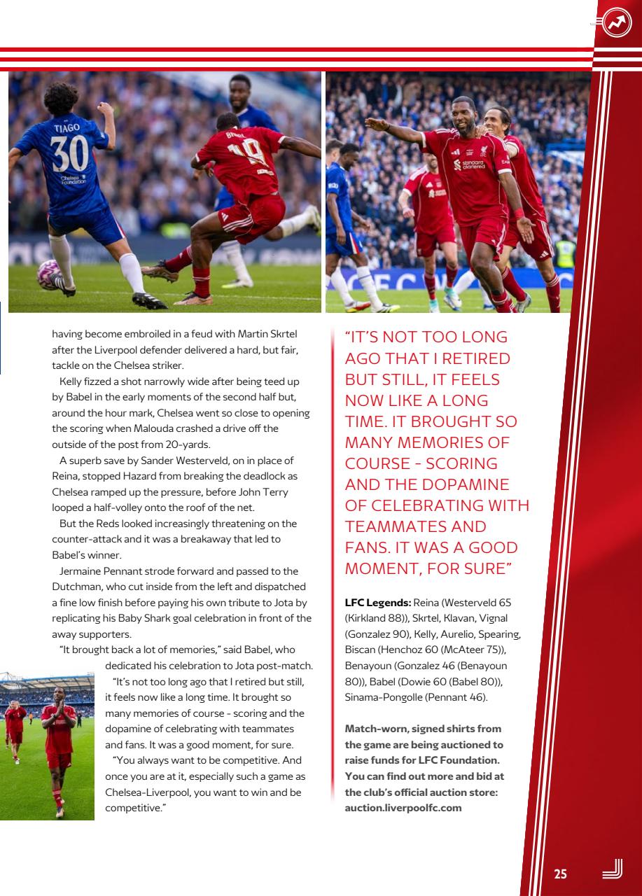 Liverpool FC Programmes Preview Pages