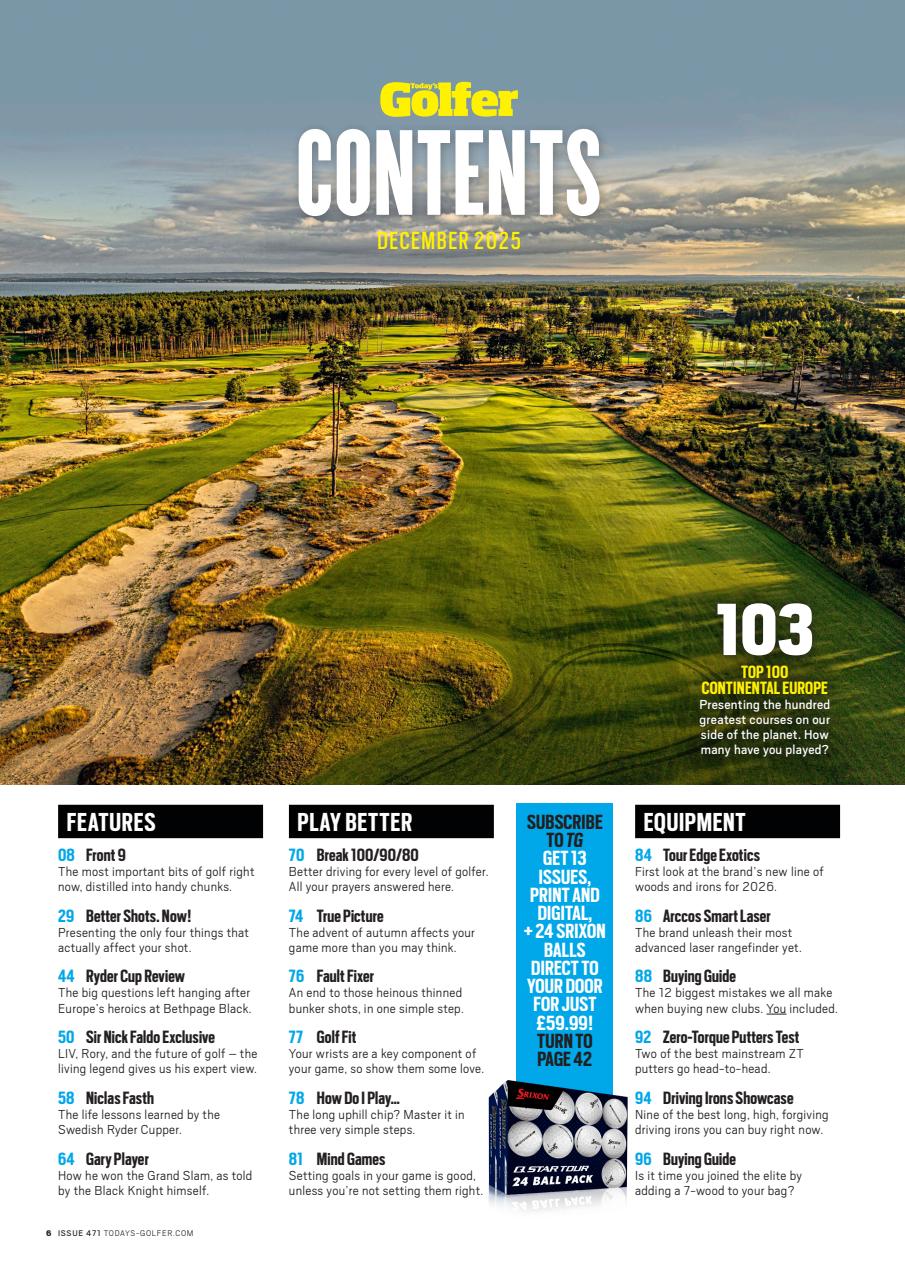 Today's Golfer Preview Pages