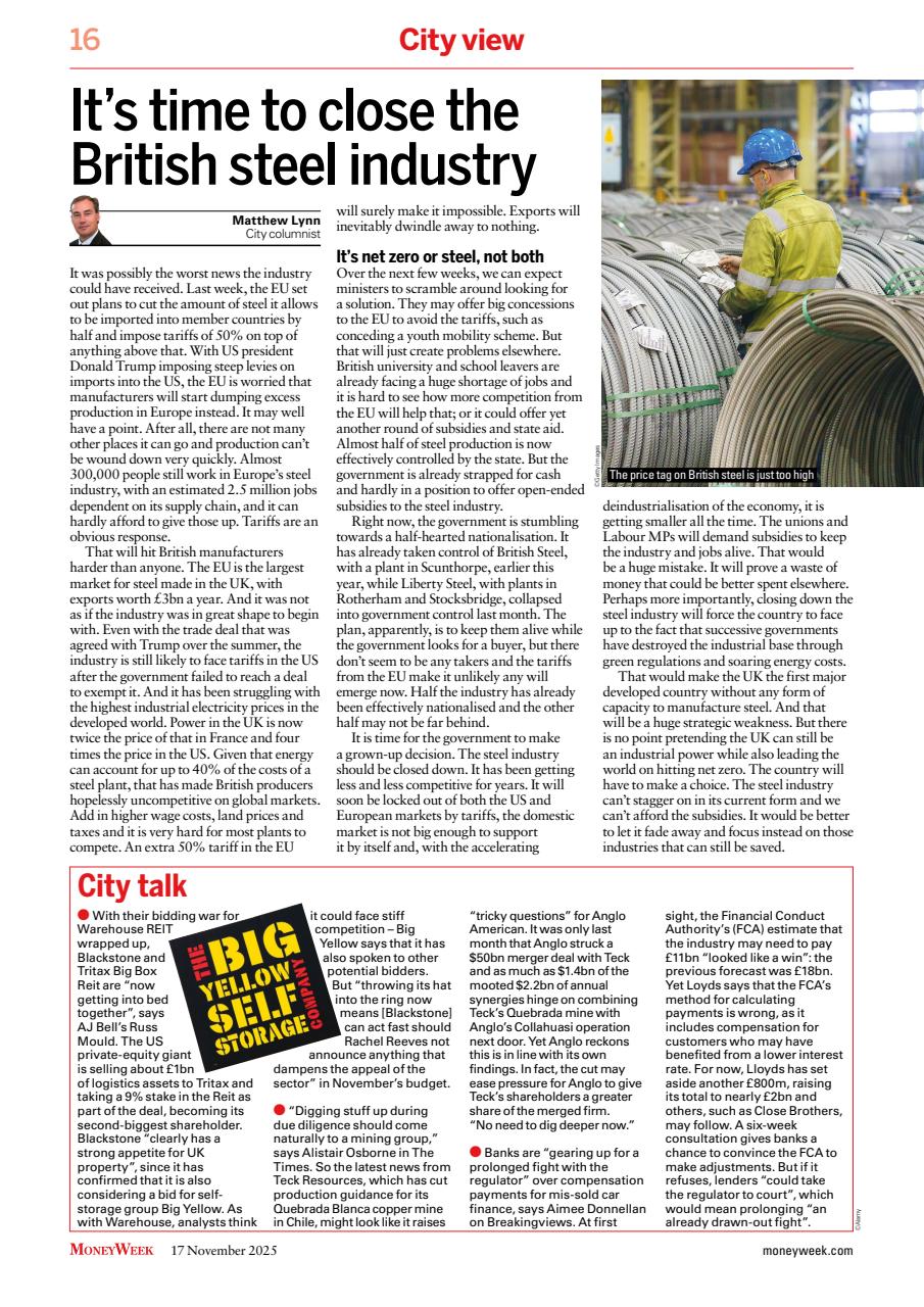 MoneyWeek Preview Pages