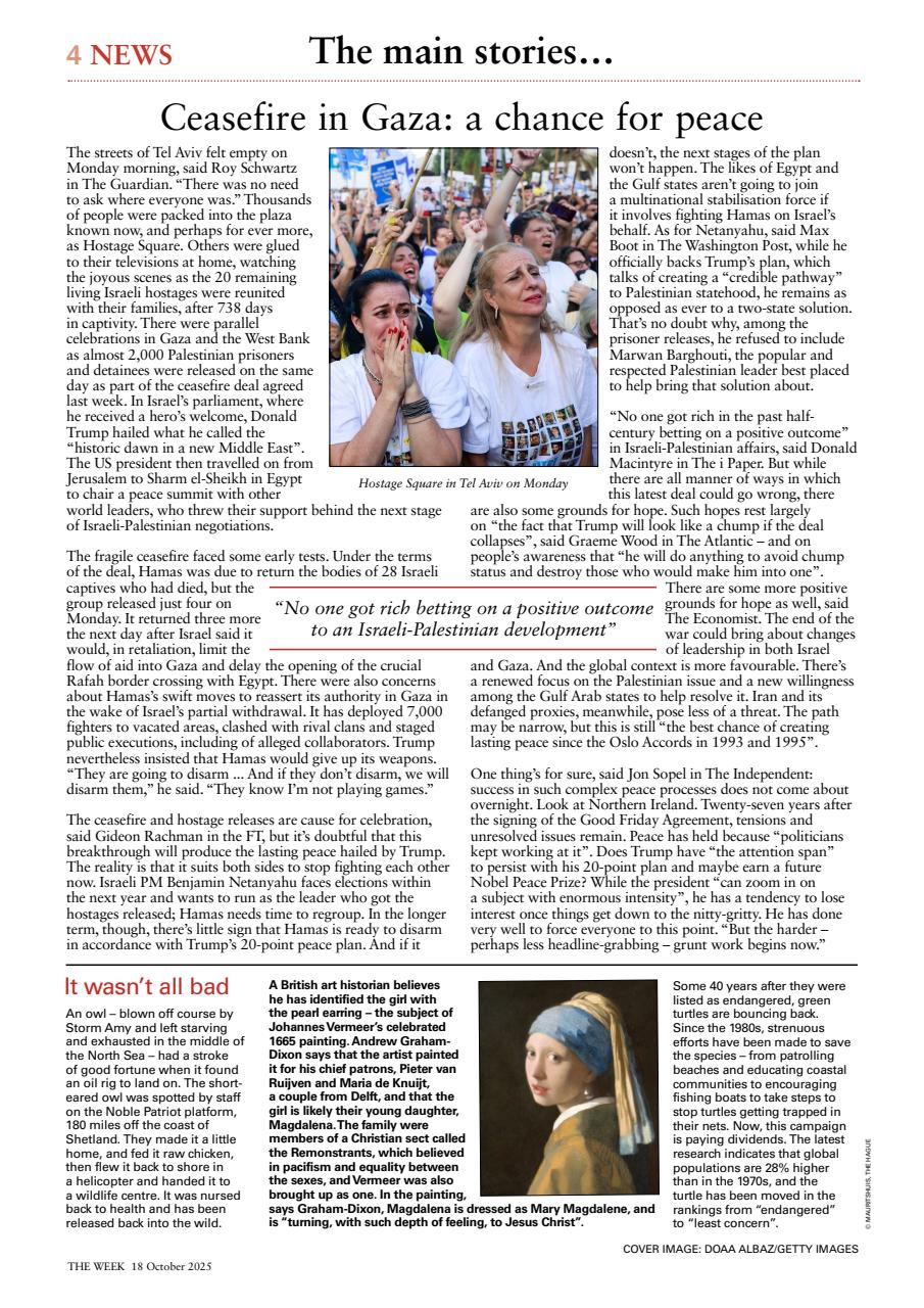 The Week Preview Pages