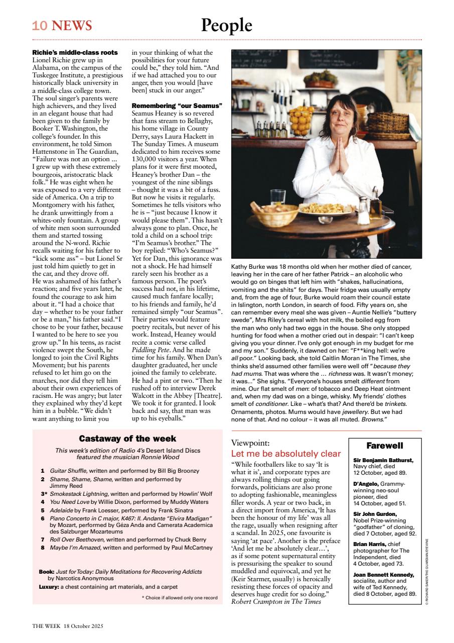 The Week Preview Pages