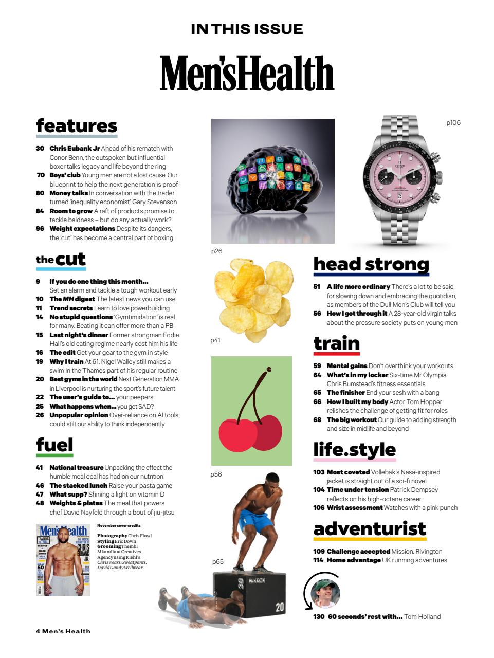 Men's Health Preview Pages