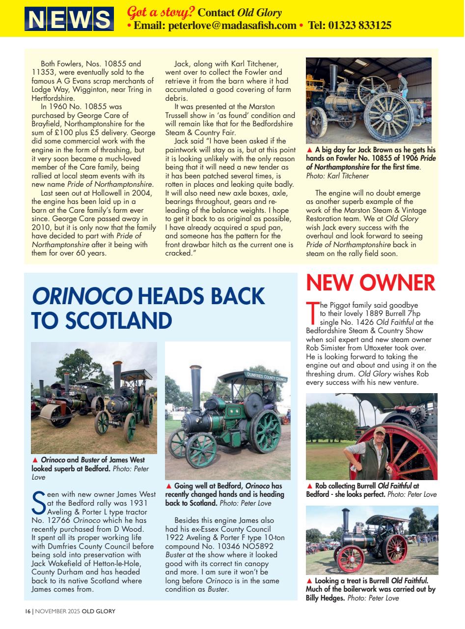 Old Glory Magazine Preview Pages